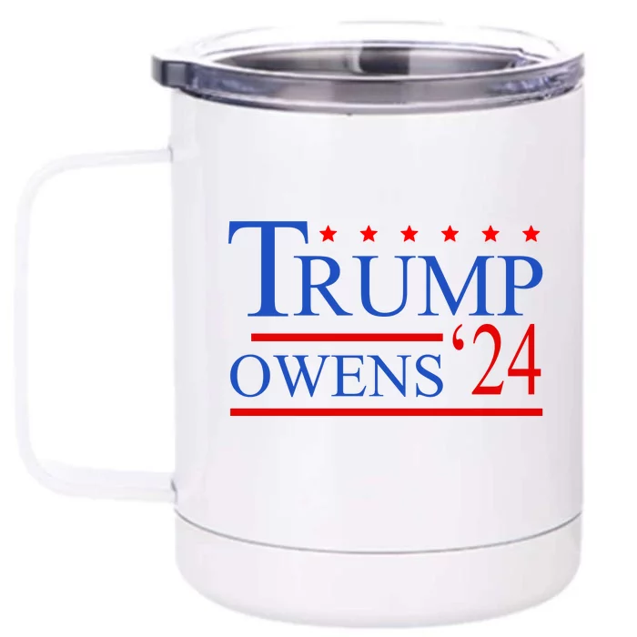 Trump Owens 2024 Front & Back 12oz Stainless Steel Tumbler Cup