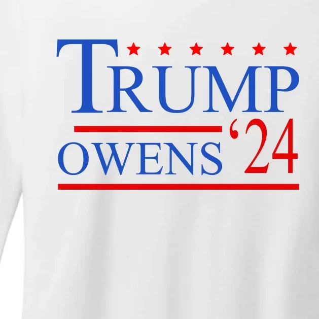 Trump Owens 2024 Womens CVC Long Sleeve Shirt