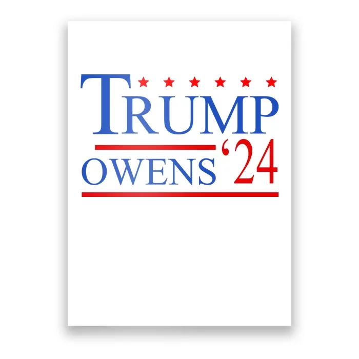 Trump Owens 2024 Poster