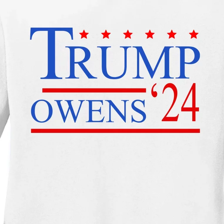 Trump Owens 2024 Ladies Long Sleeve Shirt