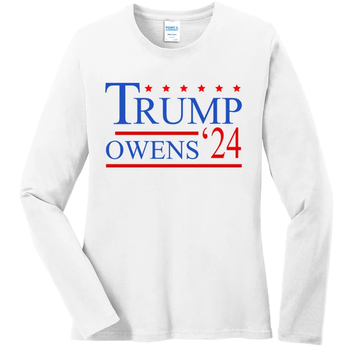 Trump Owens 2024 Ladies Long Sleeve Shirt