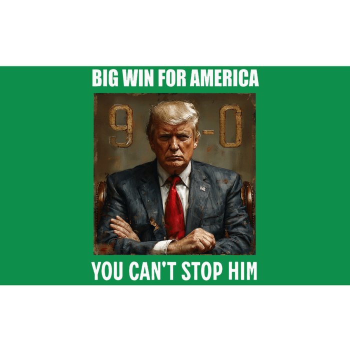 Trump On 90 Dems Big Win For American Antibiden Bumper Sticker