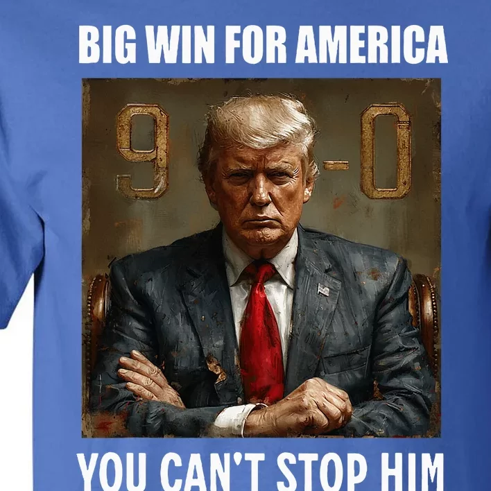 Trump On 90 Dems Big Win For American Antibiden Tall T-Shirt