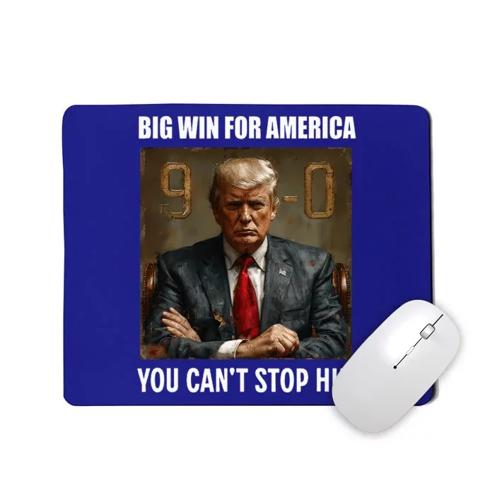 Trump On 90 Dems Big Win For American Antibiden Mousepad