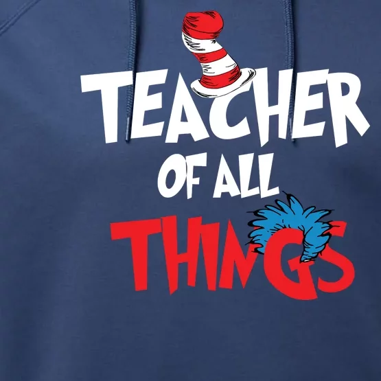 Teacher Of All Things Performance Fleece Hoodie