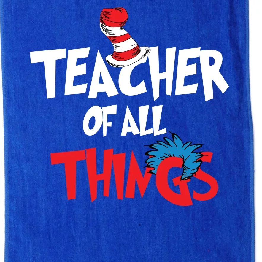 Teacher Of All Things Platinum Collection Golf Towel