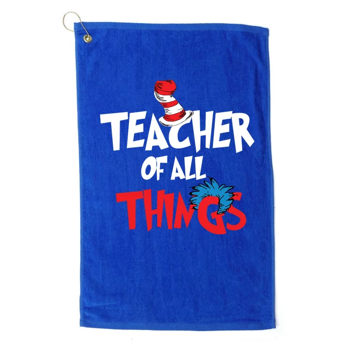 Teacher Of All Things Platinum Collection Golf Towel