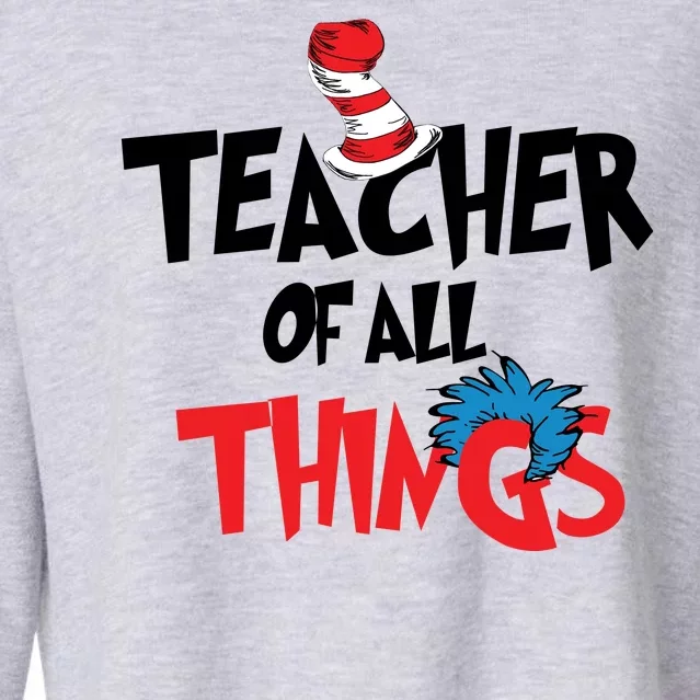 Teacher Of All Things Cropped Pullover Crew