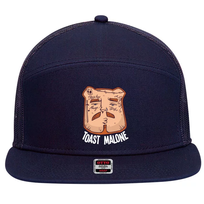 Toast Malone 7 Panel Mesh Trucker Snapback Hat