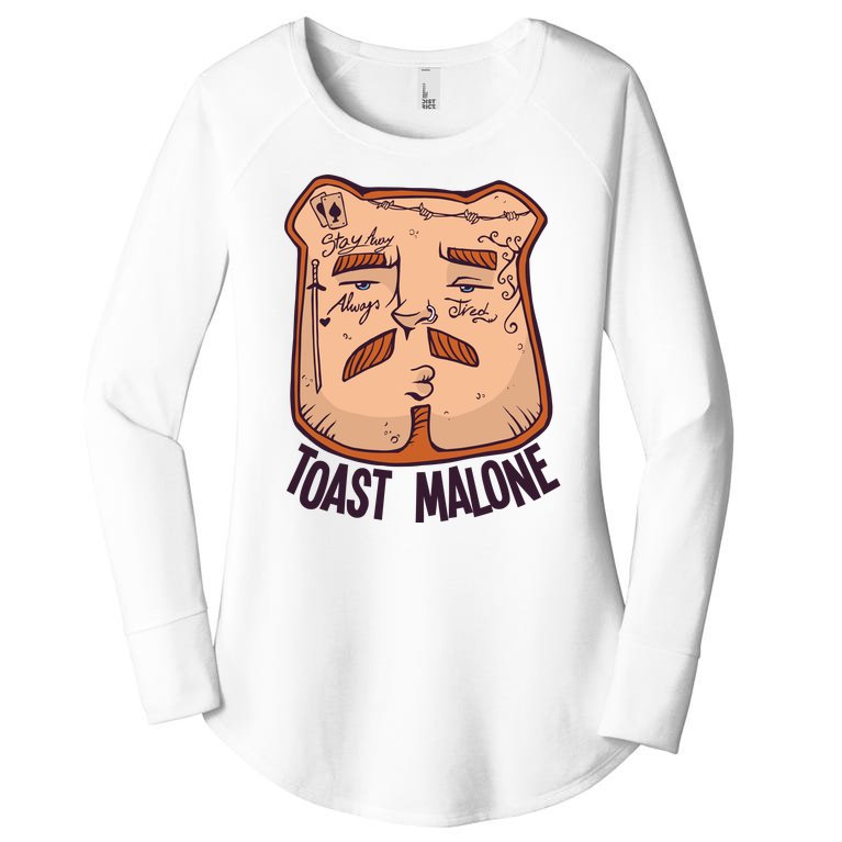Toast Malone Women’s Perfect Tri Tunic Long Sleeve Shirt