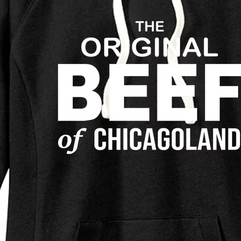 The Original Beef Of Chicago Land Women's Fleece Hoodie