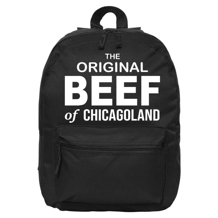 The Original Beef Of Chicago Land 16 in Basic Backpack