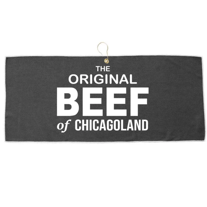 The Original Beef Of Chicago Land Large Microfiber Waffle Golf Towel