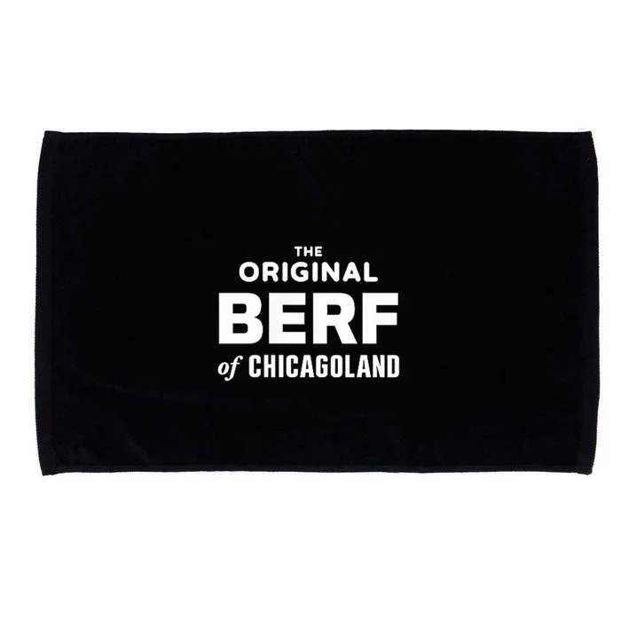 The Original Berf Of Chicagoland Funny Printing Mistake Microfiber Hand Towel