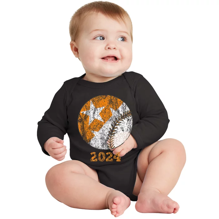 Tennessee Omaha Bound Knoxville Baseball Fan 2024 Baby Long Sleeve Bodysuit