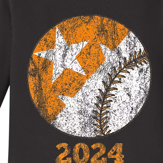 Tennessee Omaha Bound Knoxville Baseball Fan 2024 Baby Long Sleeve Bodysuit