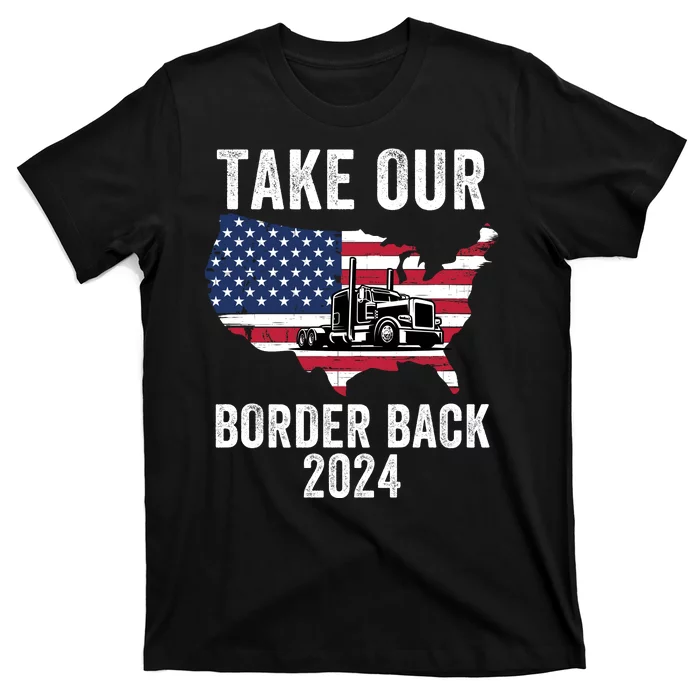 Take Our Border Back I Stand With Texas Truck Convoy 2024 I Support