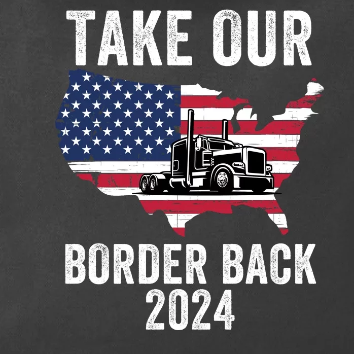 Take Our Border Back I Stand With Texas Truck Convoy 2024 I Support Texas 2024 Zip Tote Bag