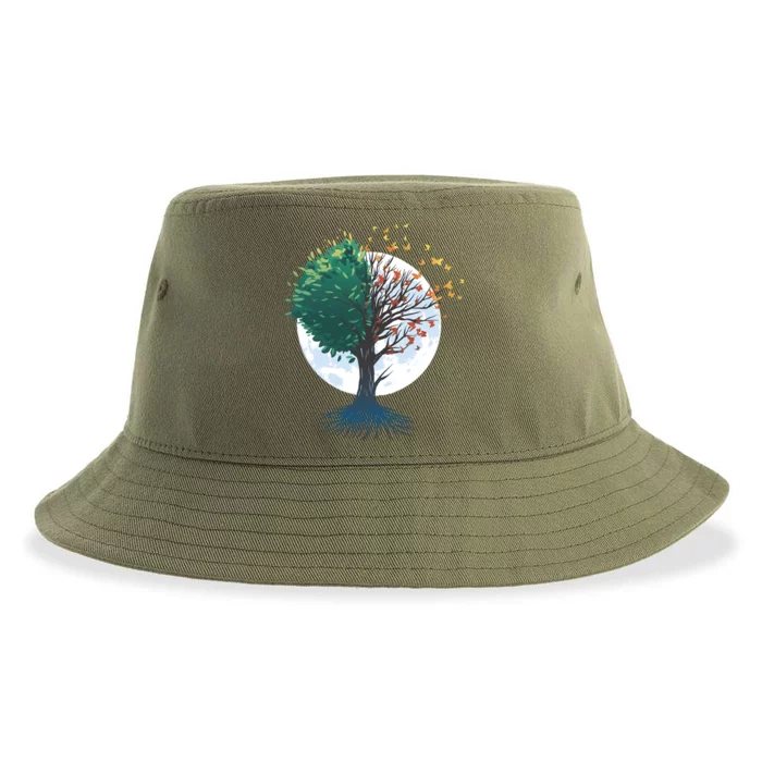 Tree Of Butterflies Sustainable Bucket Hat