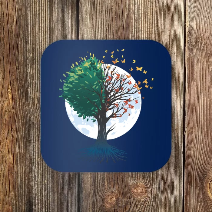 Tree Of Butterflies Coaster