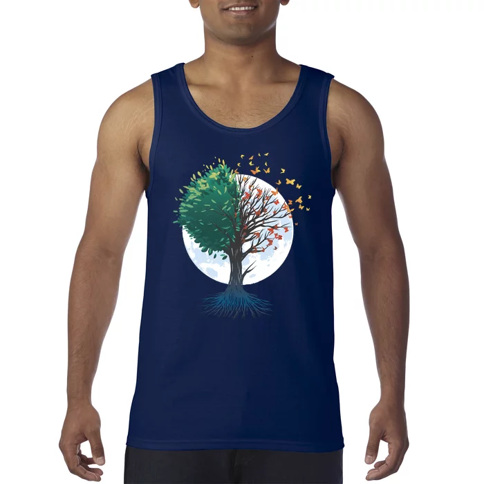 Tree Of Butterflies Tank Top