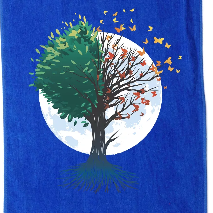 Tree Of Butterflies Platinum Collection Golf Towel