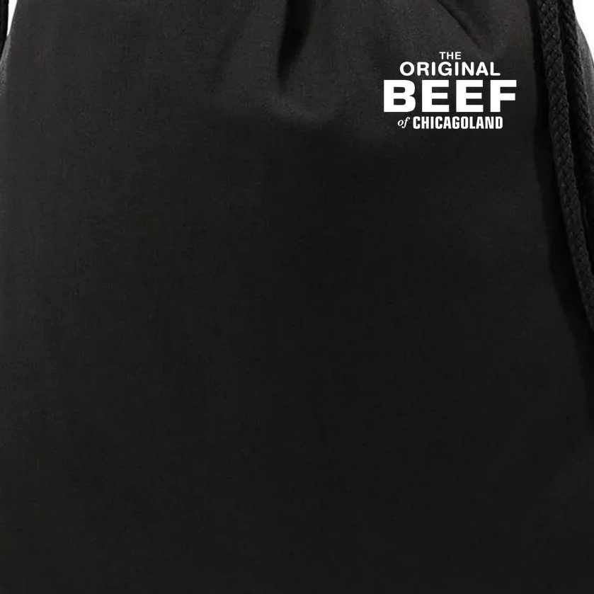 The Original Beef Of Chicagoland Drawstring Bag