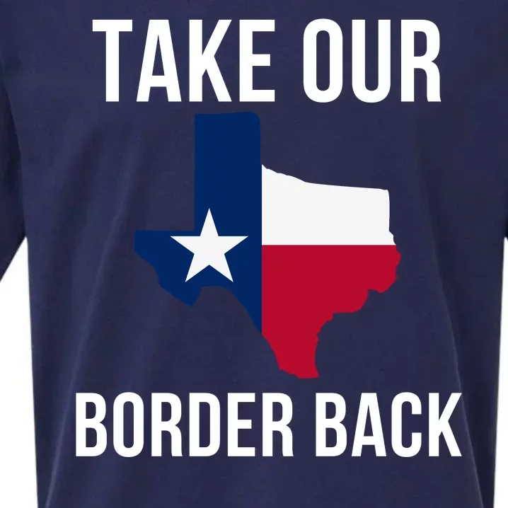 Take Our Border Back I Support Texas 2024 I Stand With Texas Truck Convoy 2024 Sueded Cloud Jersey T-Shirt