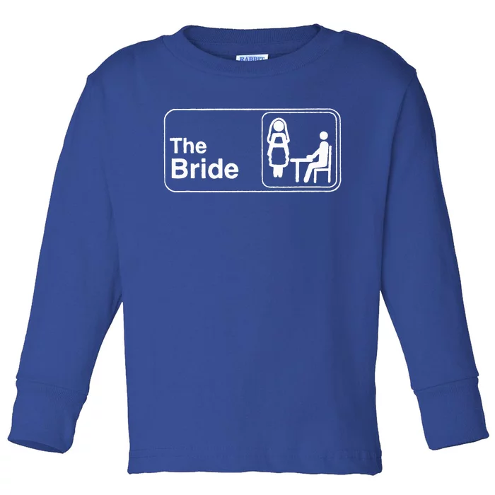 The Office Bride Office Theme Bachelorette Bridal Party Toddler Long Sleeve Shirt