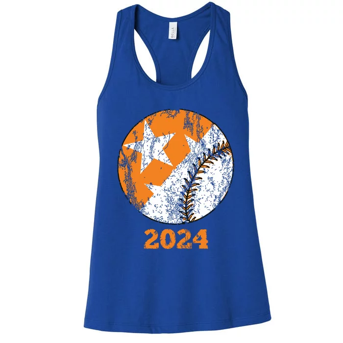 Tennessee Omaha Bound Knoxville Baseball Fan 2024 Champion Women's Racerback Tank