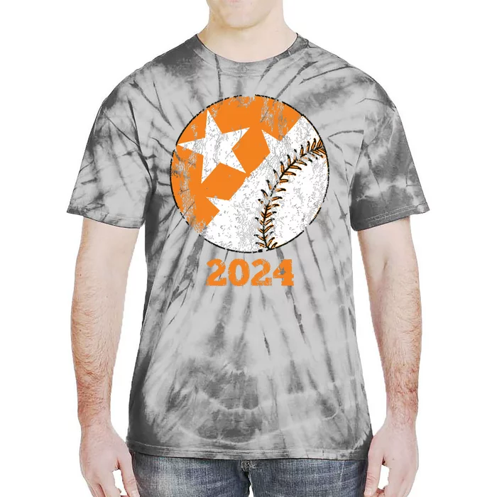 Tennessee Omaha Bound Knoxville Baseball Fan 2024 Champion Tie-Dye T-Shirt