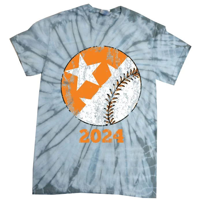 Tennessee Omaha Bound Knoxville Baseball Fan 2024 Champion Tie-Dye T-Shirt