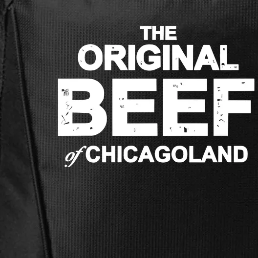 The Original Beef Of Chicagoland City Backpack