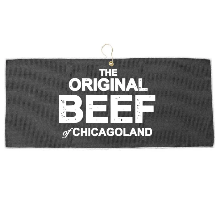 The Original Beef Of Chicagoland Large Microfiber Waffle Golf Towel