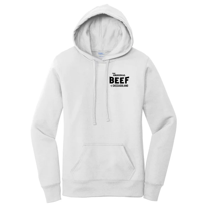 The Original Beef Of Chicagoland Vintage Women's Pullover Hoodie