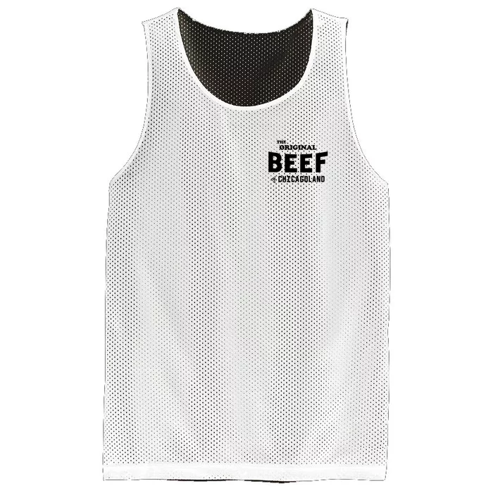 The Original Beef Of Chicagoland Vintage Mesh Reversible Basketball Jersey Tank