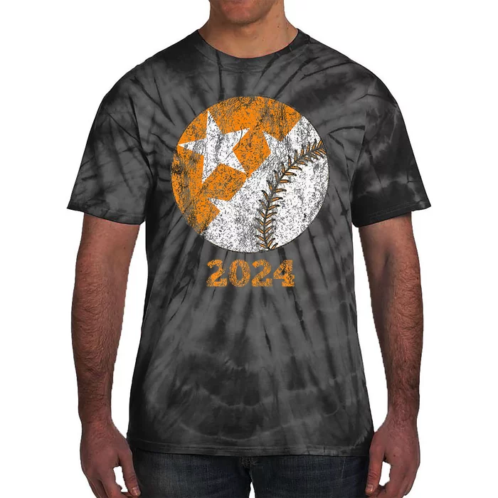 Tennessee Omaha Bound Knoxville Baseball Fan 2024 Tie-Dye T-Shirt