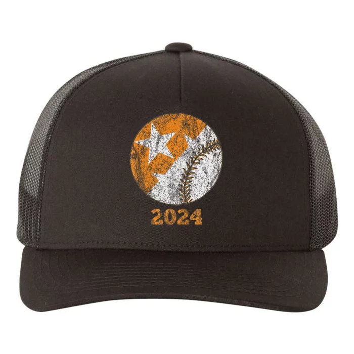 Tennessee Omaha Bound Knoxville Baseball Fan 2024 Champion Yupoong Adult 5-Panel Trucker Hat