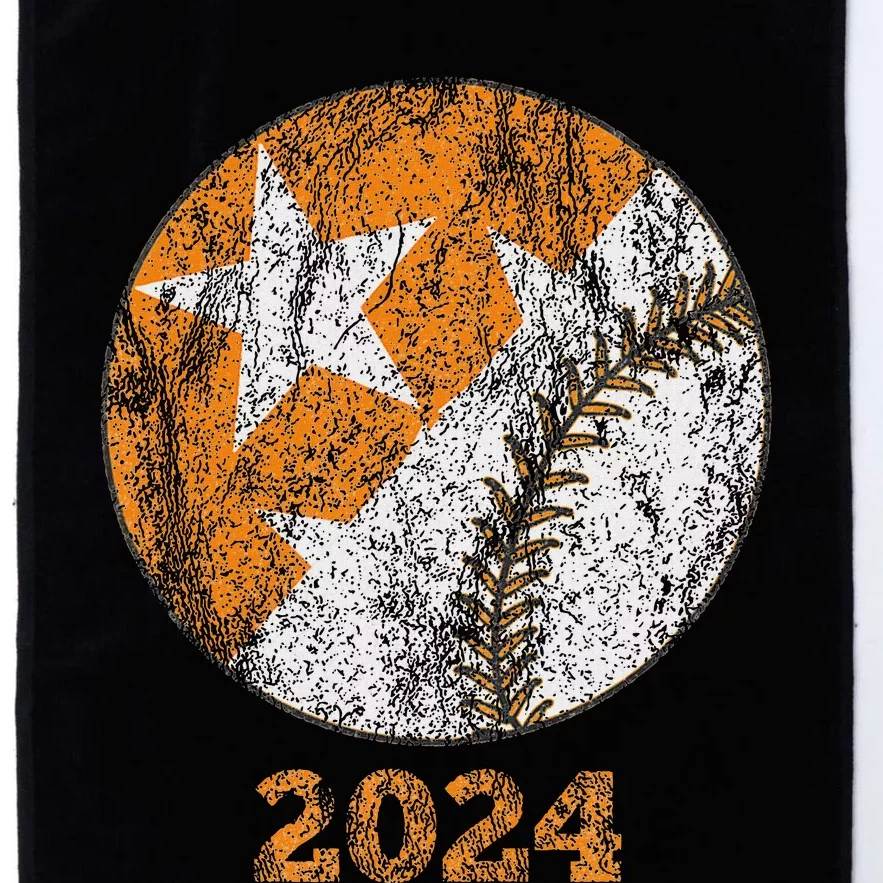 Tennessee Omaha Bound Knoxville Baseball Fan 2024 Champion Platinum Collection Golf Towel