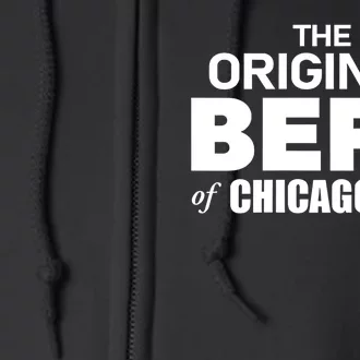 The Original Berf Of Chicagoland Funny Printing Mistake Full Zip Hoodie