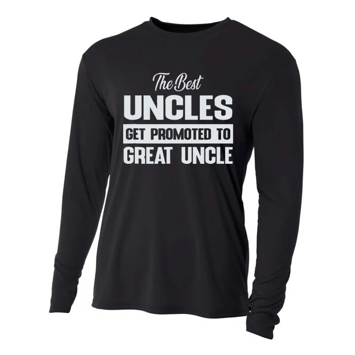 The Only Best Uncles Get Promoted To Great Uncle Cooling Performance Long Sleeve Crew