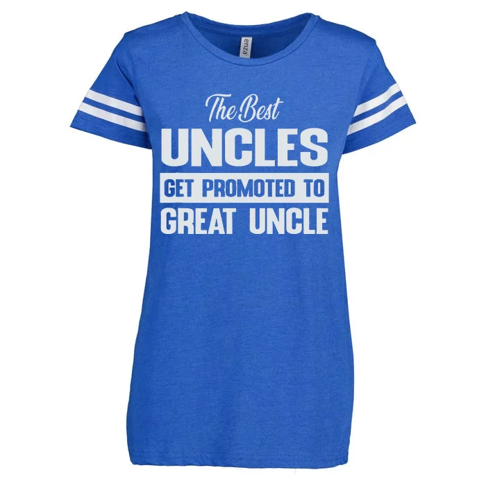 The Only Best Uncles Get Promoted To Great Uncle Enza Ladies Jersey Football T-Shirt