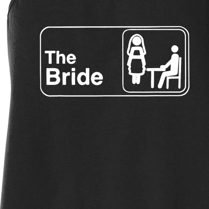 The Office Bride Office Theme Bachelorette Bridal Party Women's Racerback Tank