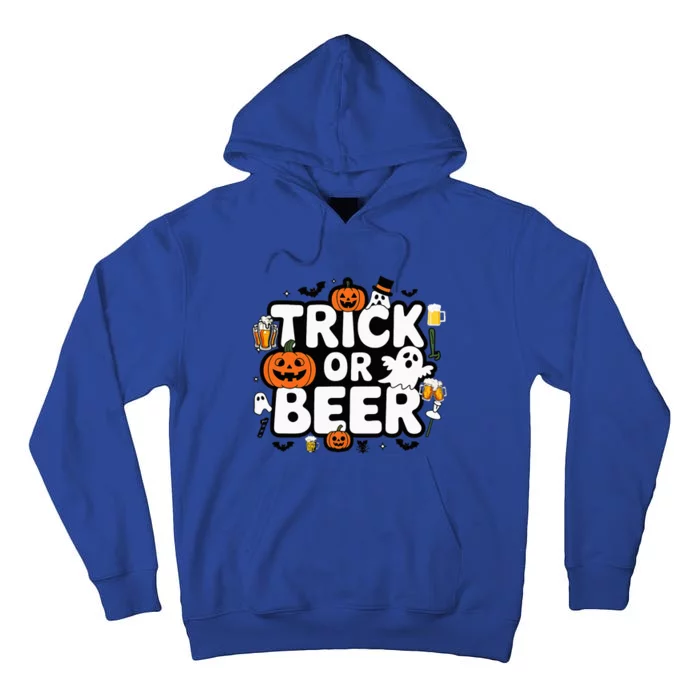 Trick Or Beer Funny Halloween Parties Tall Hoodie