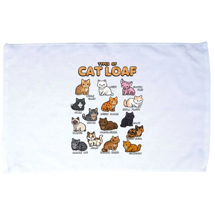 Types Of Cat Loaf Cute Kitten Kawaii Cats Microfiber Hand Towel