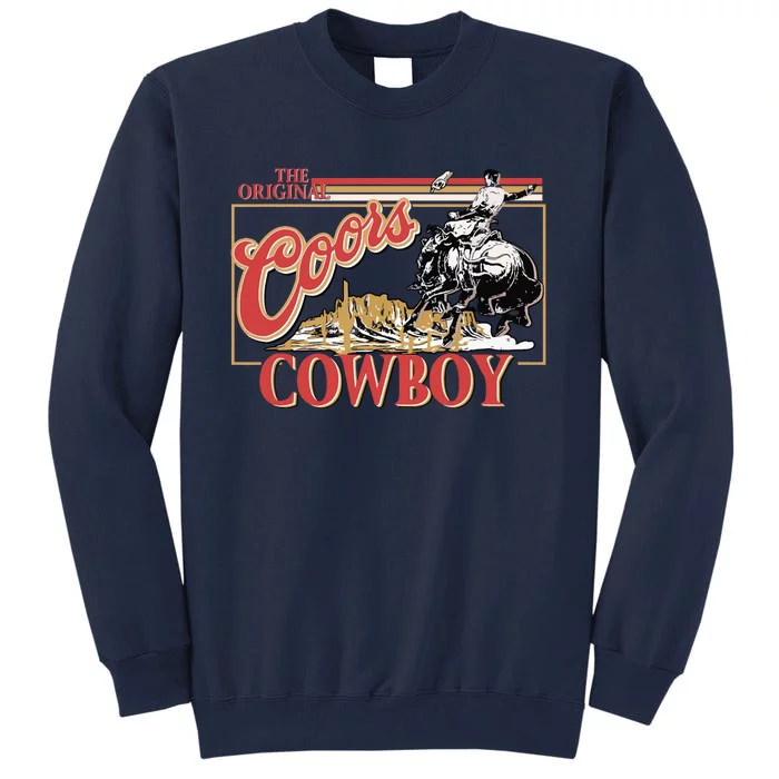 The Original Cowboy Heather Western Desert Cactus Tall Sweatshirt