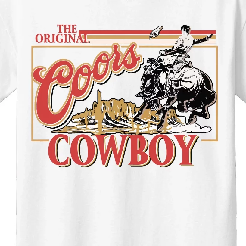 The Original Cowboy Heather Western Desert Cactus Kids T-Shirt