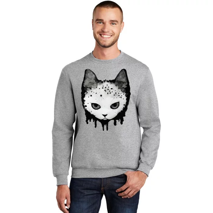 The Only Cute Cat Face To Wear On Halloween Tall Sweatshirt