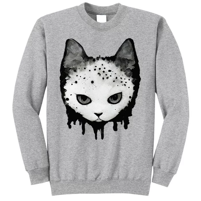 The Only Cute Cat Face To Wear On Halloween Tall Sweatshirt