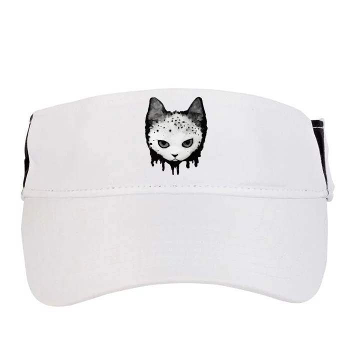 The Only Cute Cat Face To Wear On Halloween Adult Drive Performance Visor